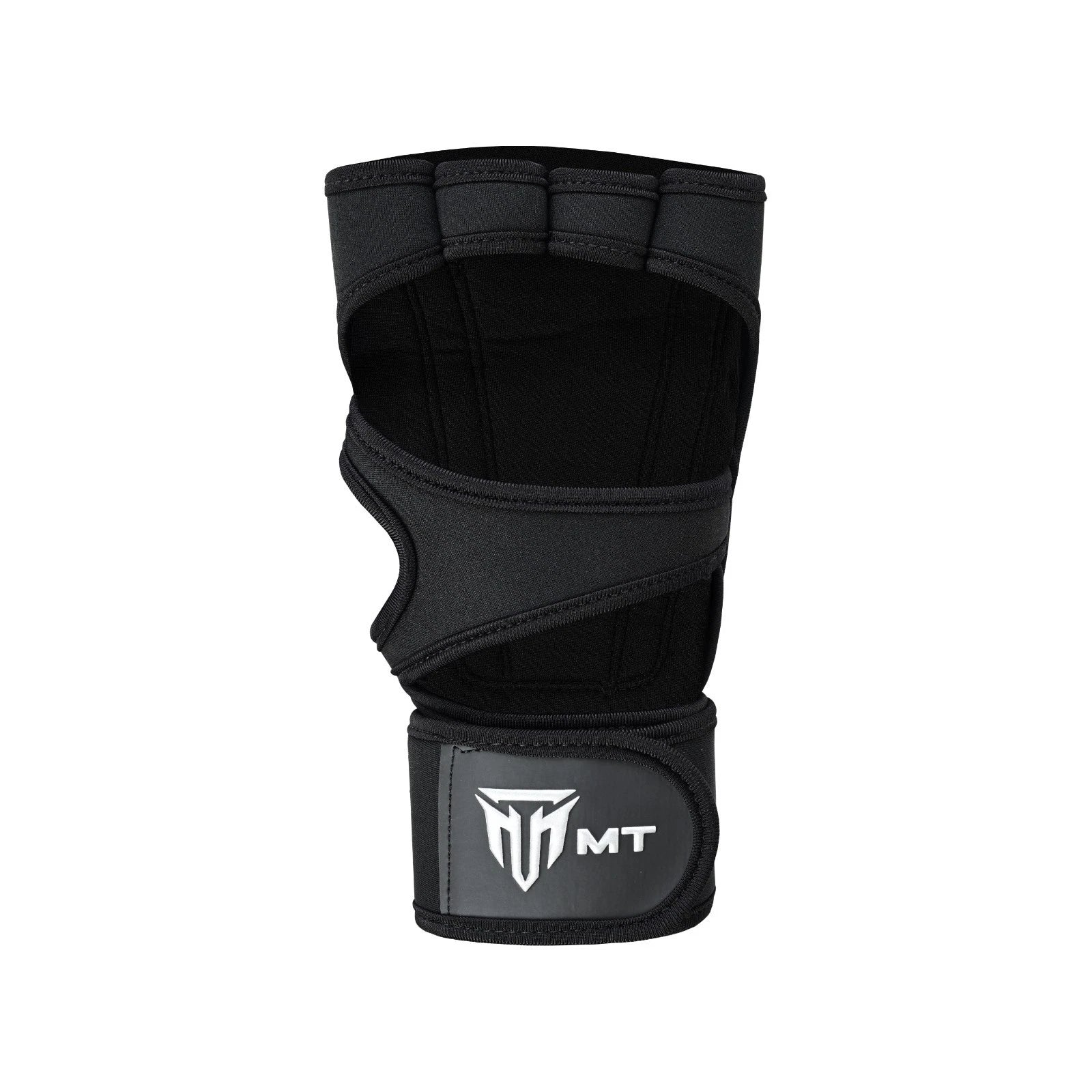 MT Fitness Gym Gloves with Wrist Wraps – Non Slip Neoprene Workout Gloves