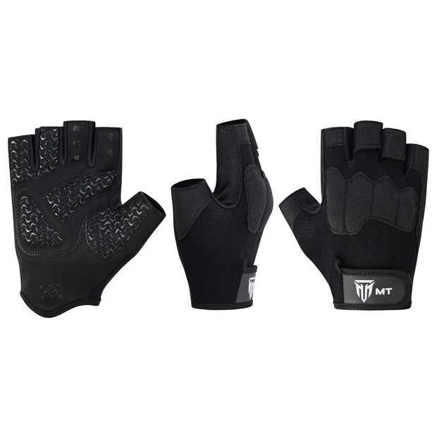 MT Gym Gloves for Men & Women – Leather Weight Lifting Workout Fitness Exercise Gloves | Sizes S–2XL