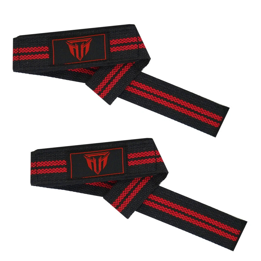 MT Weight Lifting Straps Gym Wrist Wraps Padded Training Extra Grip Support