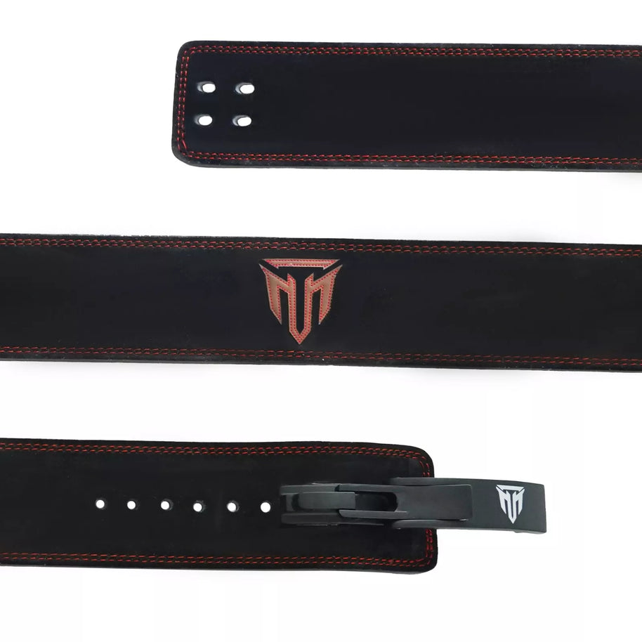 MT 10mm Genuine Leather Lever Weight Lifting Belt