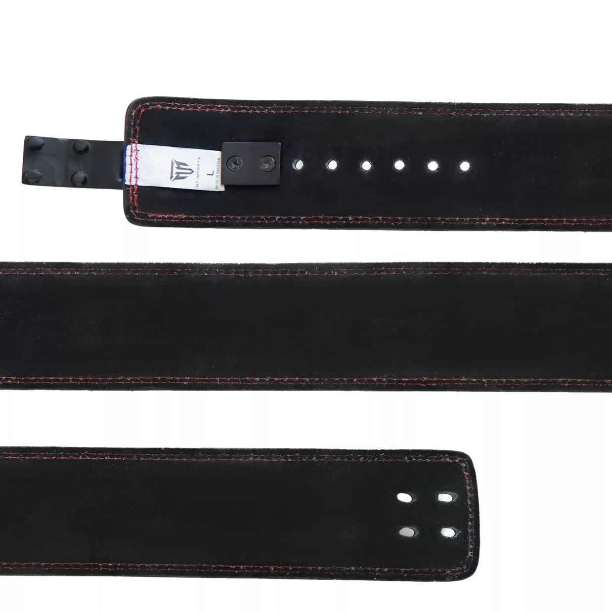 MT 10mm Genuine Leather Lever Belt | Premium Powerlifting & Weightlifting Gym Belt for Men & Women