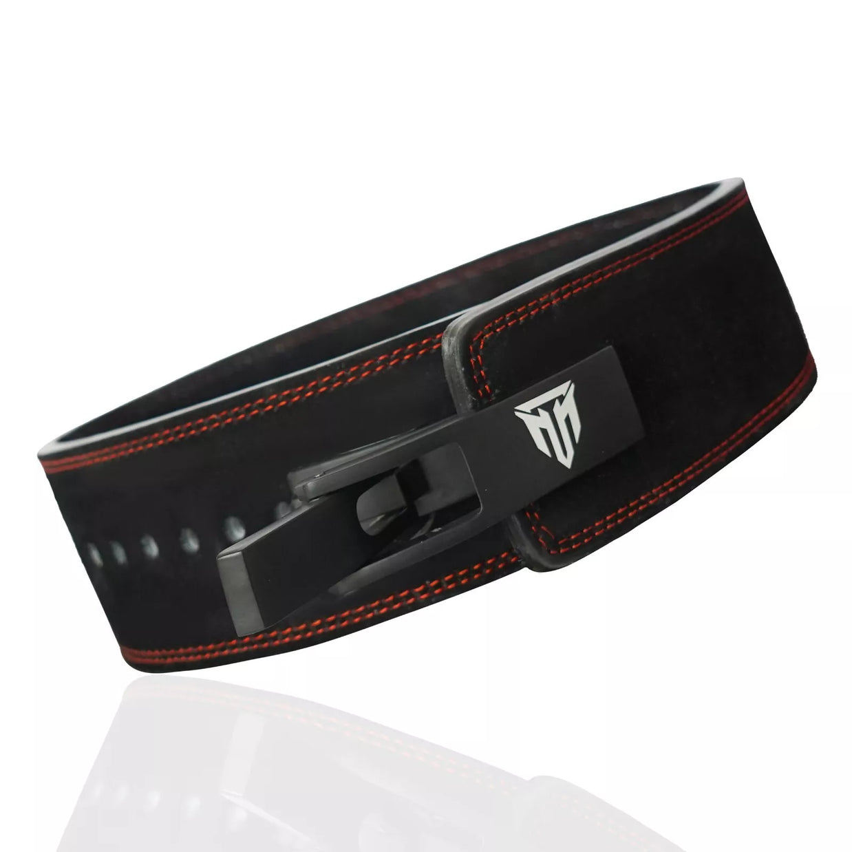 MT 10mm Genuine Leather Lever Belt | Premium Powerlifting & Weightlifting Gym Belt for Men & Women
