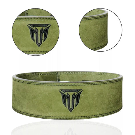 MT 10mm Genuine Leather Lever Weight Lifting Belt