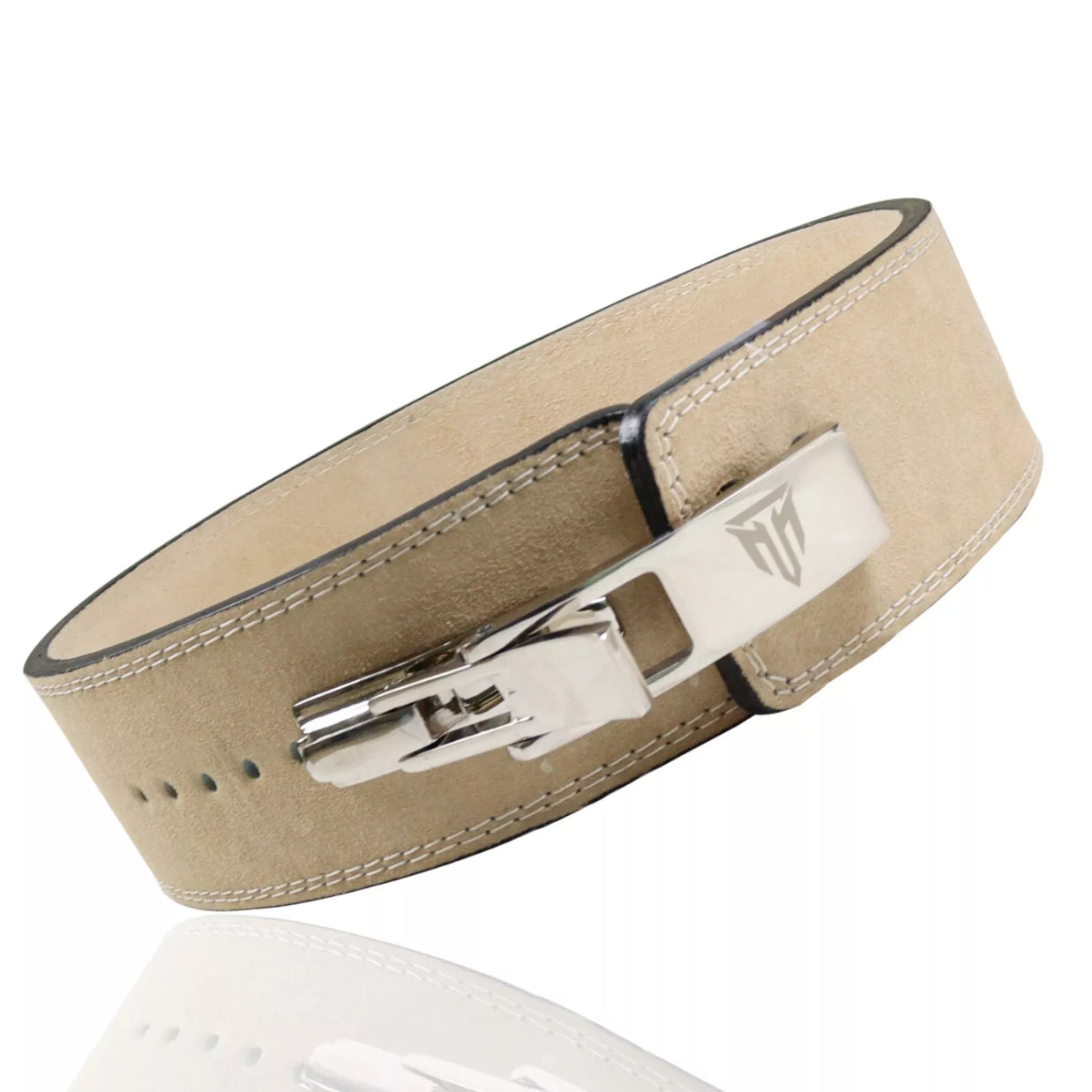 MT 10mm Genuine Leather Lever Belt | Premium Powerlifting & Weightlifting Gym Belt for Men & Women