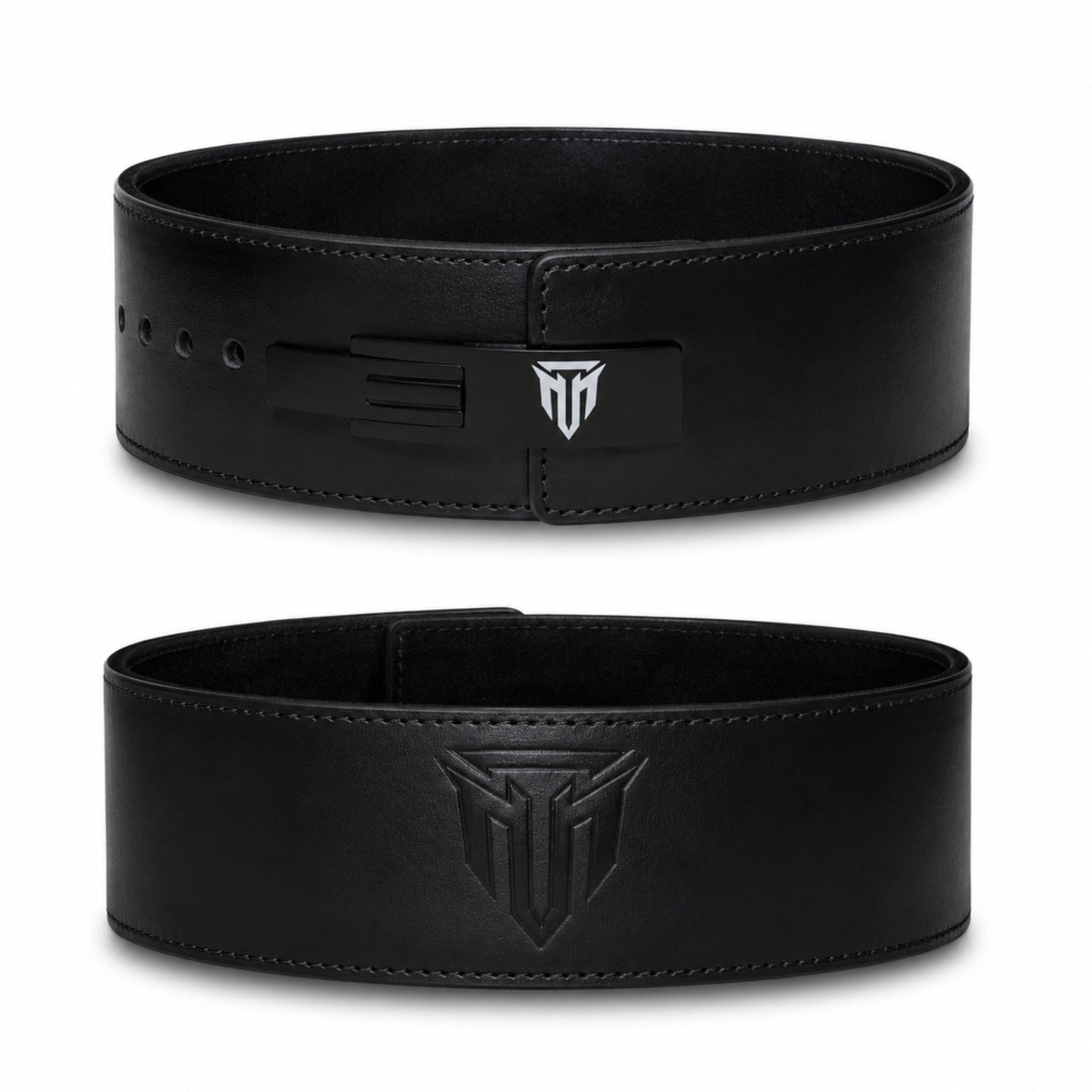 MT 13mm Genuine Leather Lever Belt | Powerlifting & Weightlifting Gym Belt for Men & Women