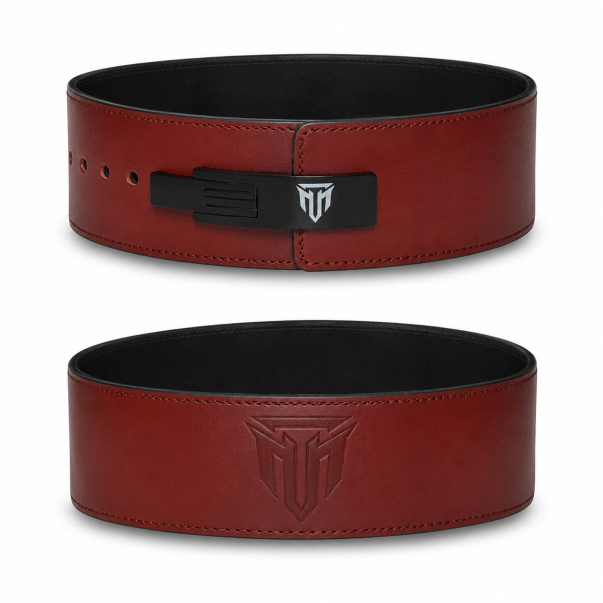 MT 13mm Genuine Leather Lever Belt | Powerlifting & Weightlifting Gym Belt for Men & Women