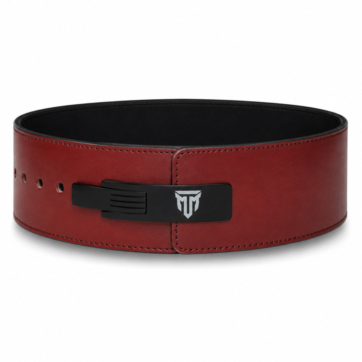 MT 13mm Genuine Leather Lever Belt | Powerlifting & Weightlifting Gym Belt for Men & Women