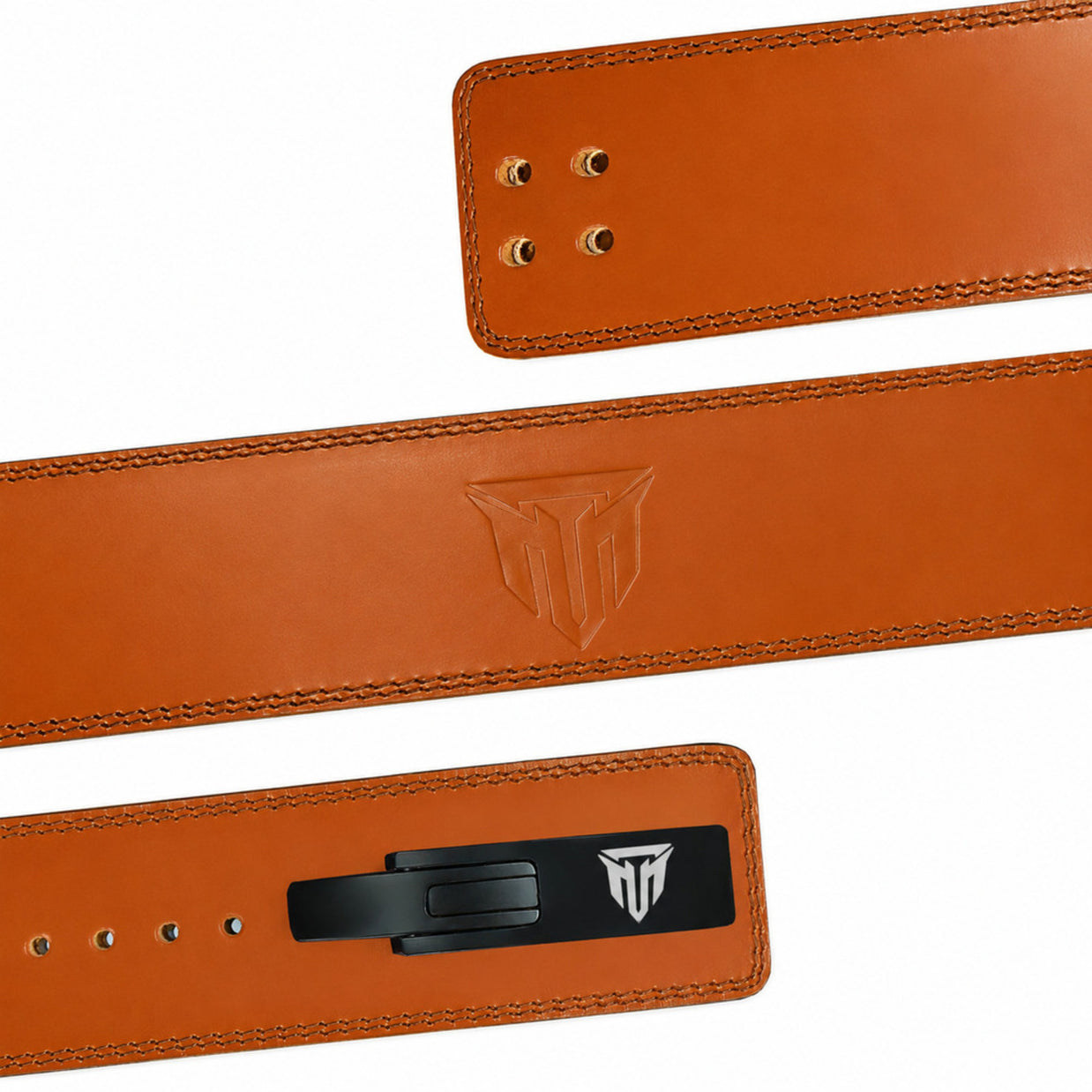 MT 13mm Genuine Leather Lever Belt | Powerlifting & Weightlifting Gym Belt for Men & Women