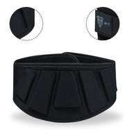 MT 6 inch Curved Weightlifting Belt - Padded Wide Back Support Gym Belt