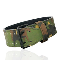 MT 10mm Powerlifting Leather Belt | Carbon Fiber Padded Back Support for Squats, Deadlifts & Gym