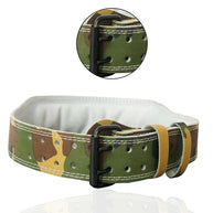MT 4 Inch Weight Lifting Belt | Leather Back Support Belt for Gym, Powerlifting & Bodybuilding