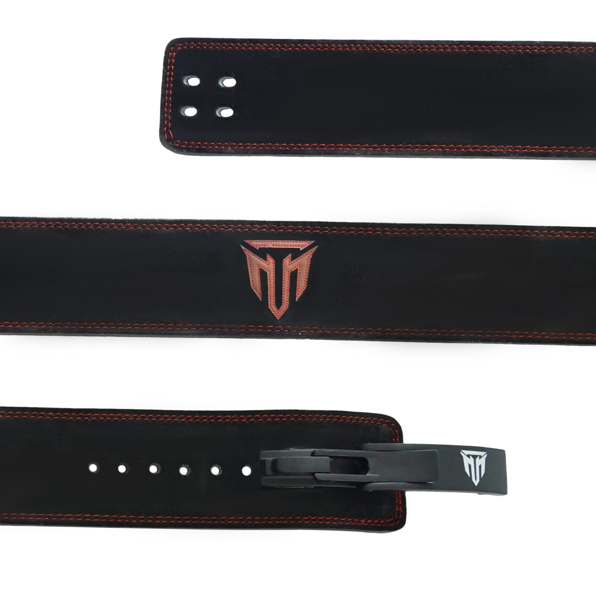 MT 10mm Genuine Leather Lever Belt | Premium Powerlifting & Weightlifting Gym Belt for Men & Women