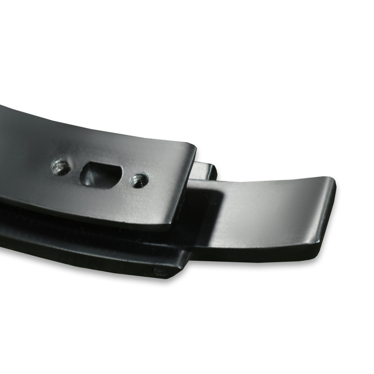 MT lever buckle replacement in black, angle view 3