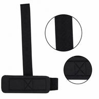 MT Pro weightlifting strap in black, angle view 4