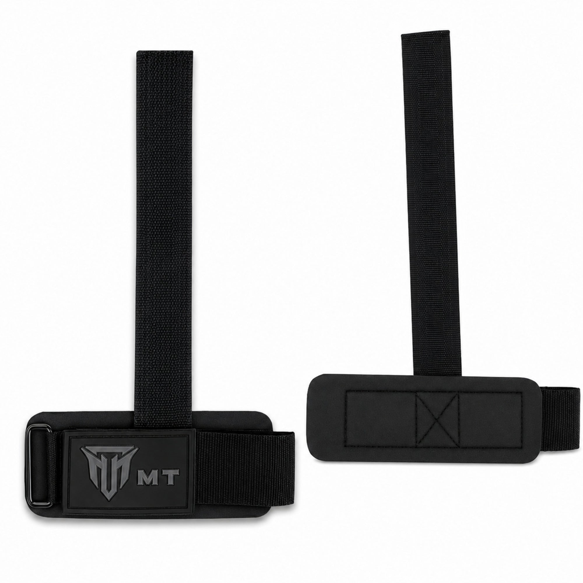 MT Pro weightlifting strap in black, angle view 5
