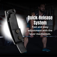MT lever buckle replacement in black, infographic detail