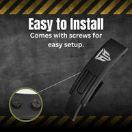 MT lever buckle replacement in black, infographic detail 2