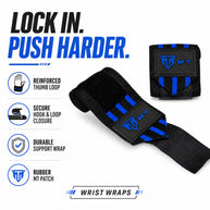 MT Ultimate Beast Wrist Wraps | Heavy-Duty Support for Powerlifting, Bench Press & CrossFit
