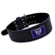 MT Pro Powerlifter Belt | Premium Leather Back Support for Weightlifting, Squats & Deadlifts