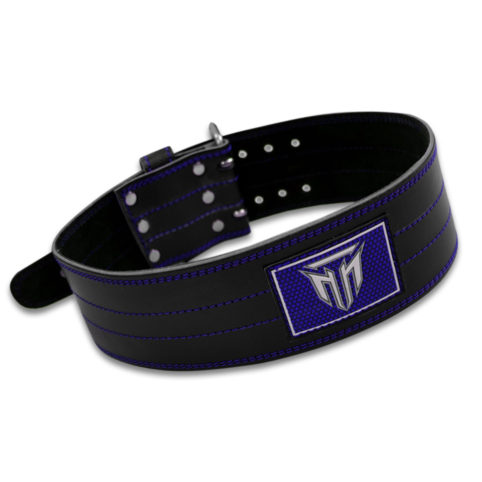 MT Pro Powerlifter Belt | Premium Leather Back Support for Weightlifting, Squats & Deadlifts