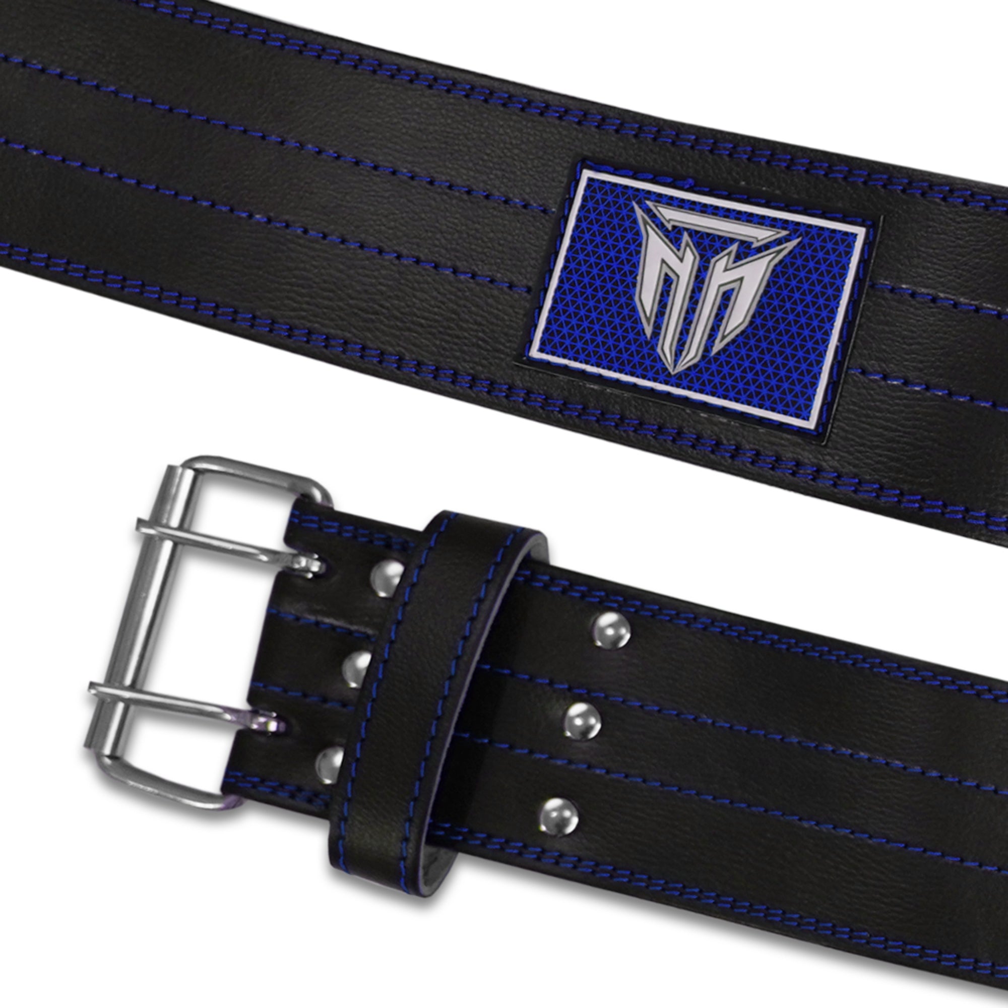 MT Pro Powerlifter Belt | Premium Leather Back Support for Weightlifting, Squats & Deadlifts