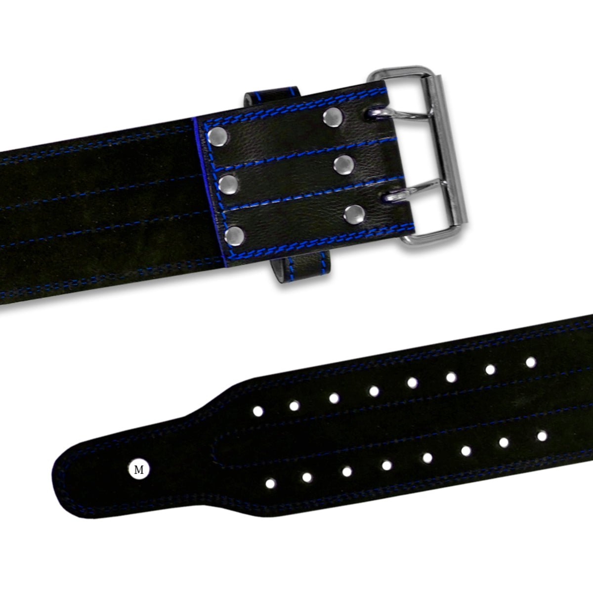 MT Pro Powerlifter Belt | Premium Leather Back Support for Weightlifting, Squats & Deadlifts