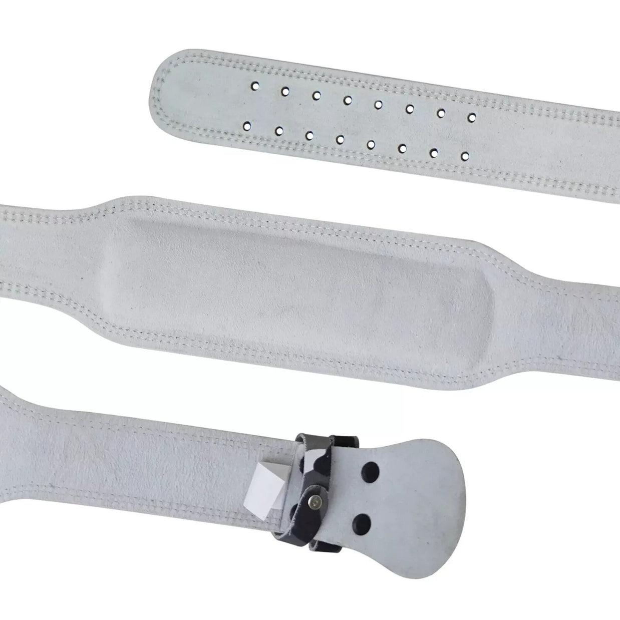 MT 4 Inch Weight Lifting Belt | Leather Back Support Belt for Gym, Powerlifting & Bodybuilding