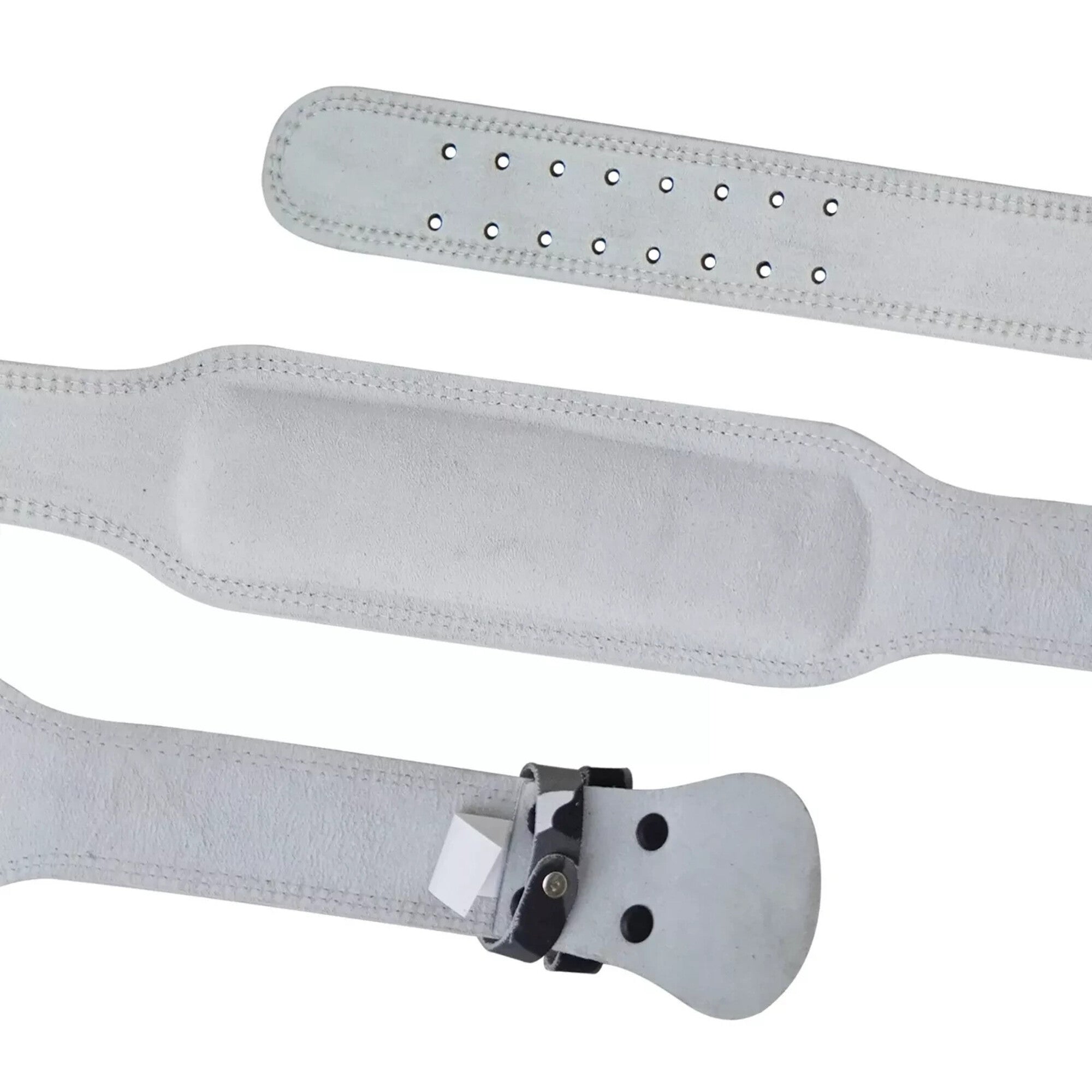 MT 4 Inch Weight Lifting Belt | Leather Back Support Belt for Gym, Powerlifting & Bodybuilding