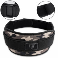 MT Weightlifting Padding Belt | Neoprene Padded Back Support for Deadlifts & Gym Training