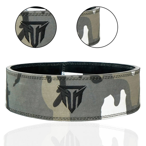 MT 10mm Genuine Leather Lever Belt | Premium Powerlifting & Weightlifting Gym Belt for Men & Women