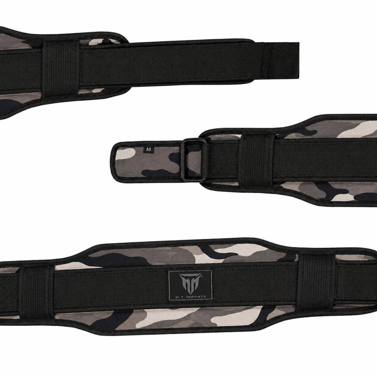 MT Weightlifting Padding Belt | Neoprene Padded Back Support for Deadlifts & Gym Training