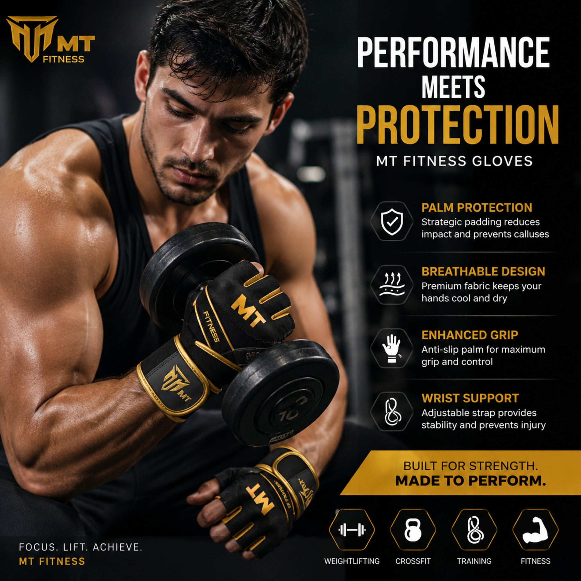 MT Master gym gloves lifestyle photo