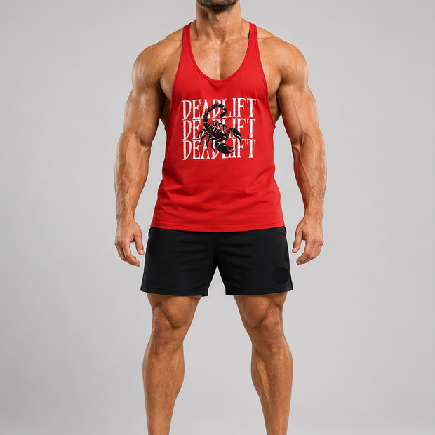 Red Top Tank for Men and Women
