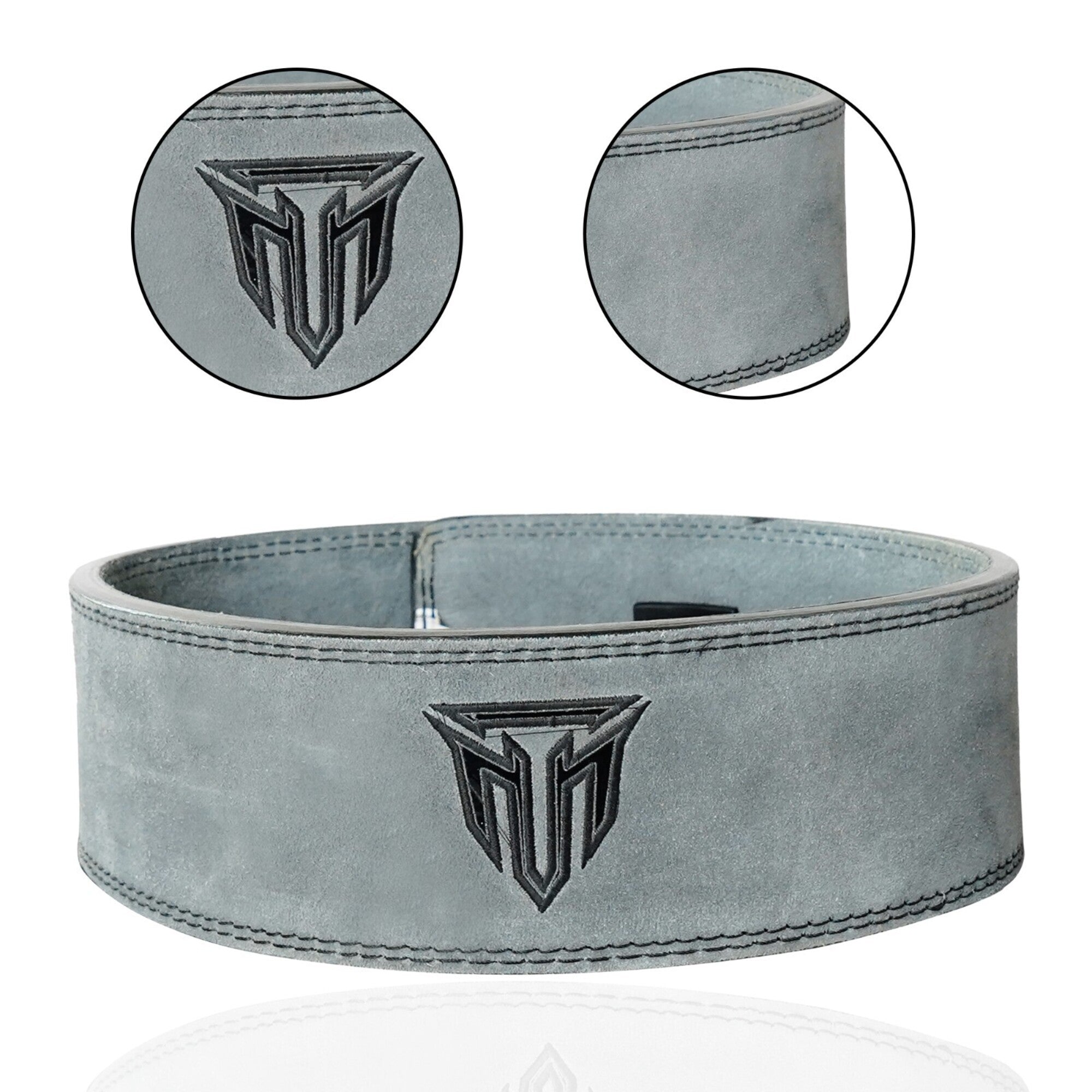 MT 10mm Genuine Leather Lever Belt | Premium Powerlifting & Weightlifting Gym Belt for Men & Women