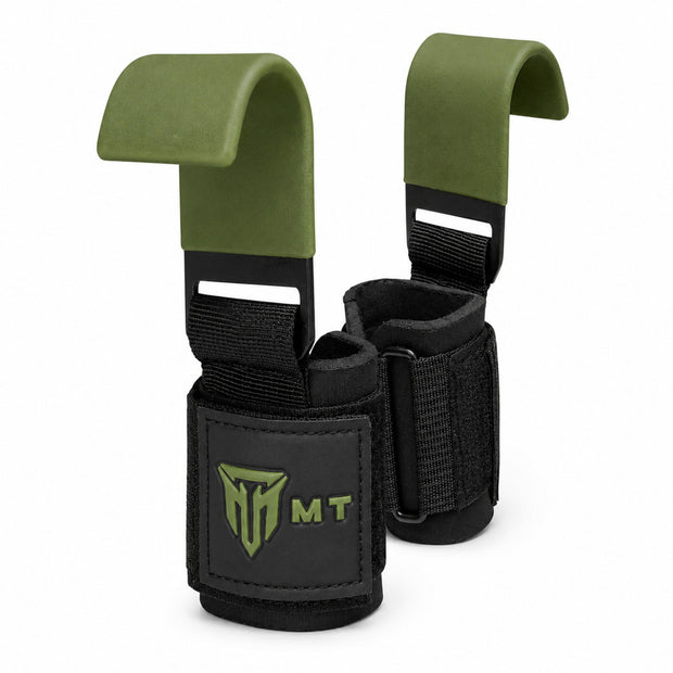 MT Power Lifting Hook Bar | Steel Wrist Hooks for Deadlifts, Pull-Ups & Heavy Weightlifting