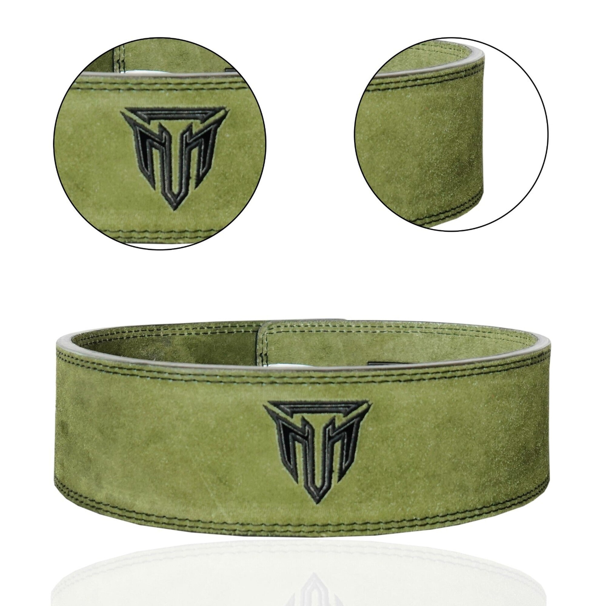 MT 10mm Genuine Leather Lever Belt | Premium Powerlifting & Weightlifting Gym Belt for Men & Women