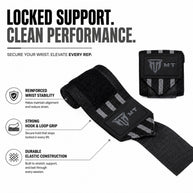 MT Ultimate Beast Wrist Wraps | Heavy-Duty Support for Powerlifting, Bench Press & CrossFit
