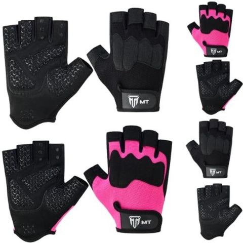 MT Leather Gym Gloves | Premium Weight Lifting Workout Fitness Gloves for Men & Women S–2XL