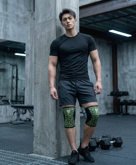 Man in athletic wear standing in a gym setting