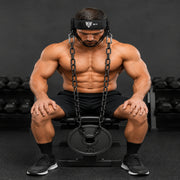 MT Head Harness for Neck Training | Double Padded Weight Lifting Neck Harness Workout Straps for Men & Women