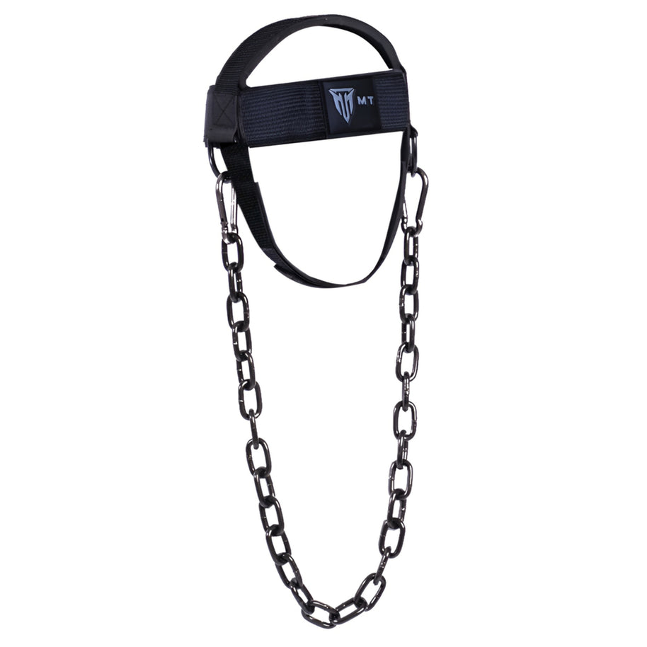 MT Head Harness for Neck Training | Double Padded Weight Lifting Neck Harness Workout Straps for Men & Women