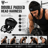 MT double padded neck harness worn by model