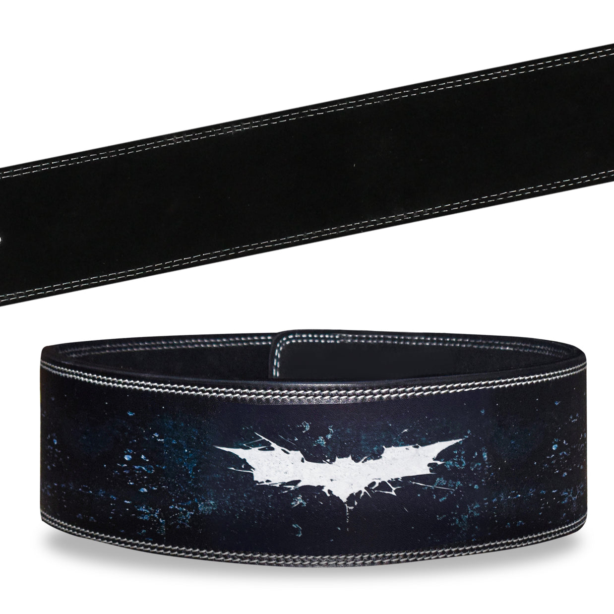 MT Batman Edition 10mm leather lever belt, angle view 3