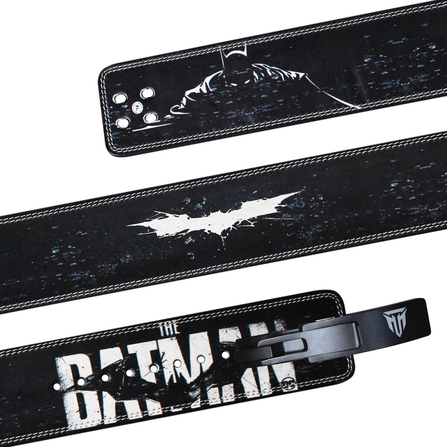 MT 10mm Leather Lever Belt for Weightlifting Powerlifting Strength Training Gym