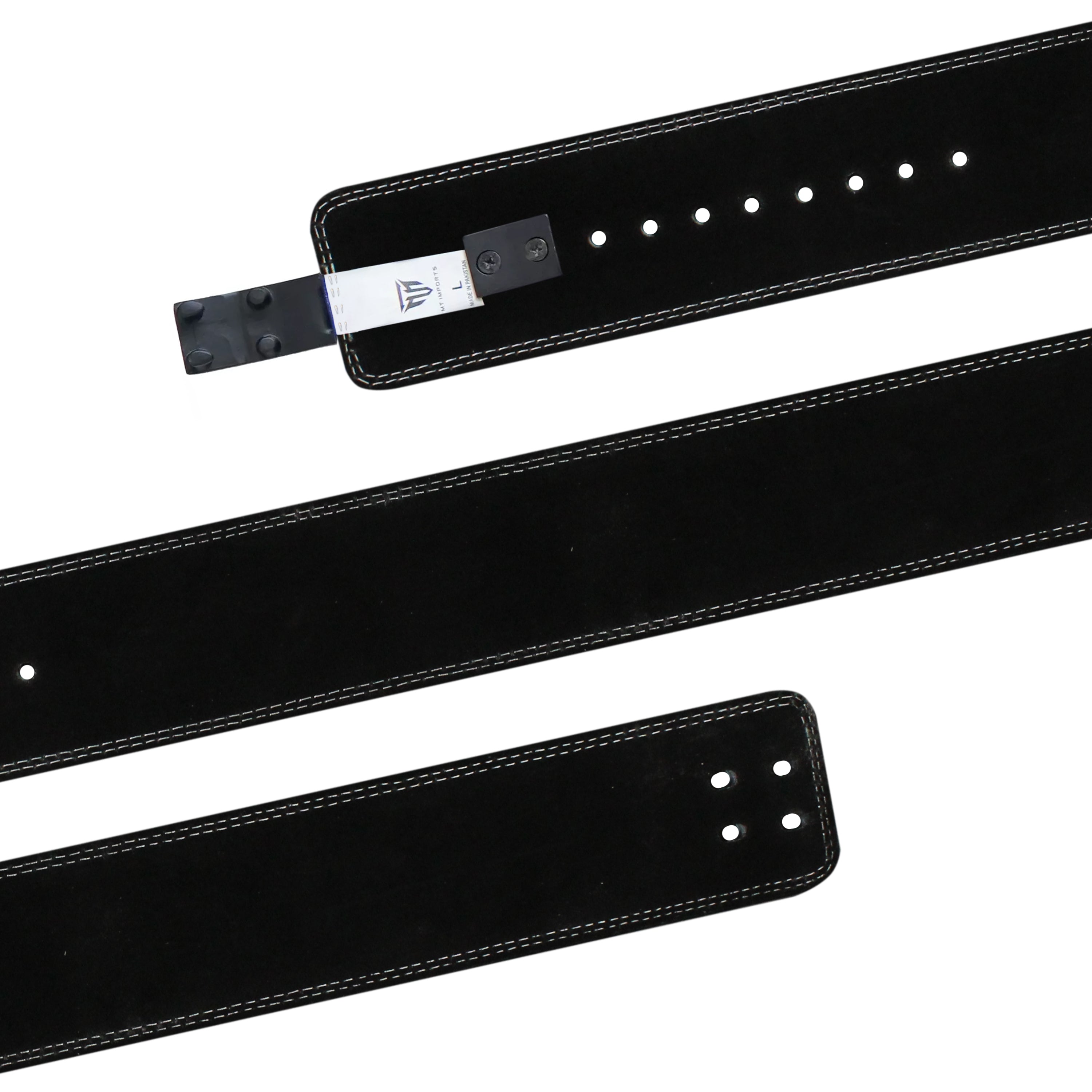 MT 10mm Leather Lever Belt for Weightlifting Powerlifting Strength Training Gym