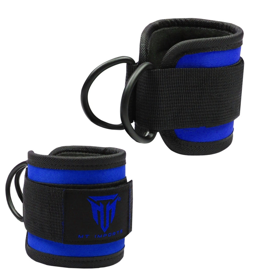 MT D Ring Ankle Strap for Cable Machines, Kickbacks, Glute Workouts - Gym Straps