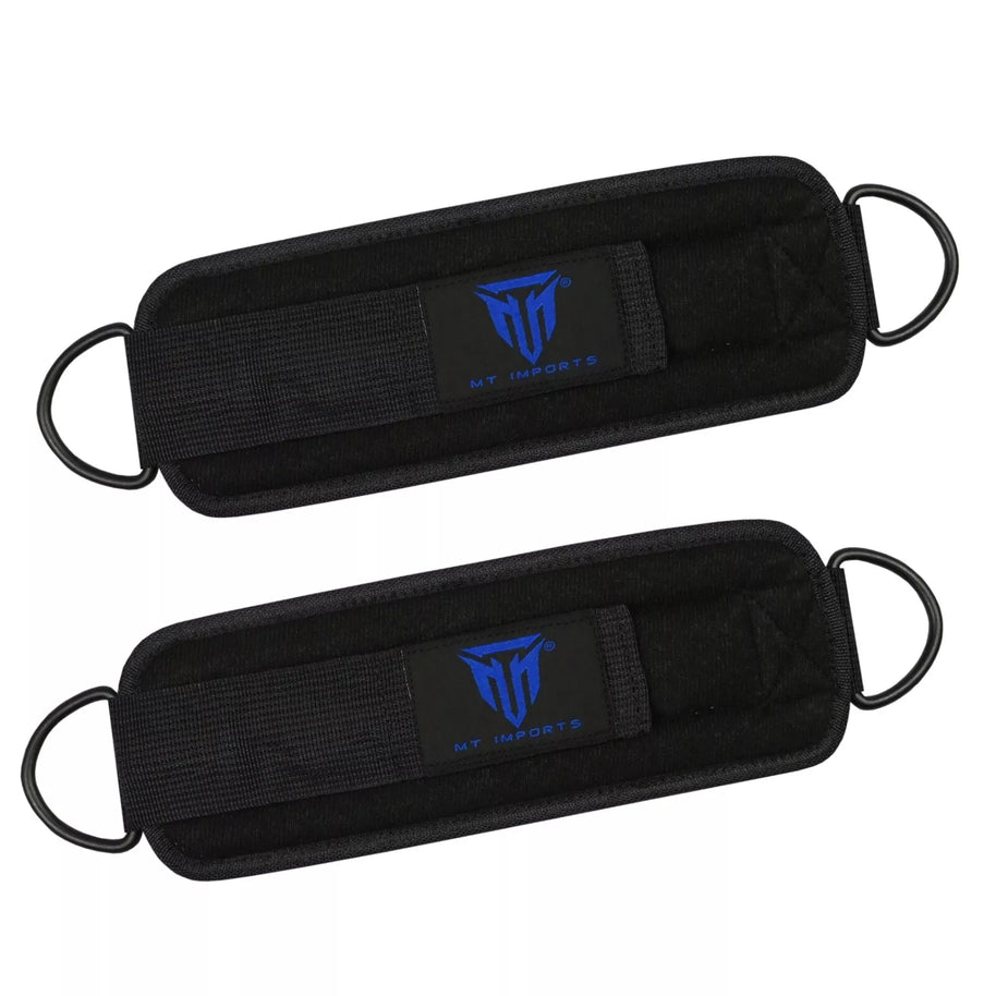 MT D Ring Ankle Strap for Cable Machines, Kickbacks, Glute Workouts - Gym Straps