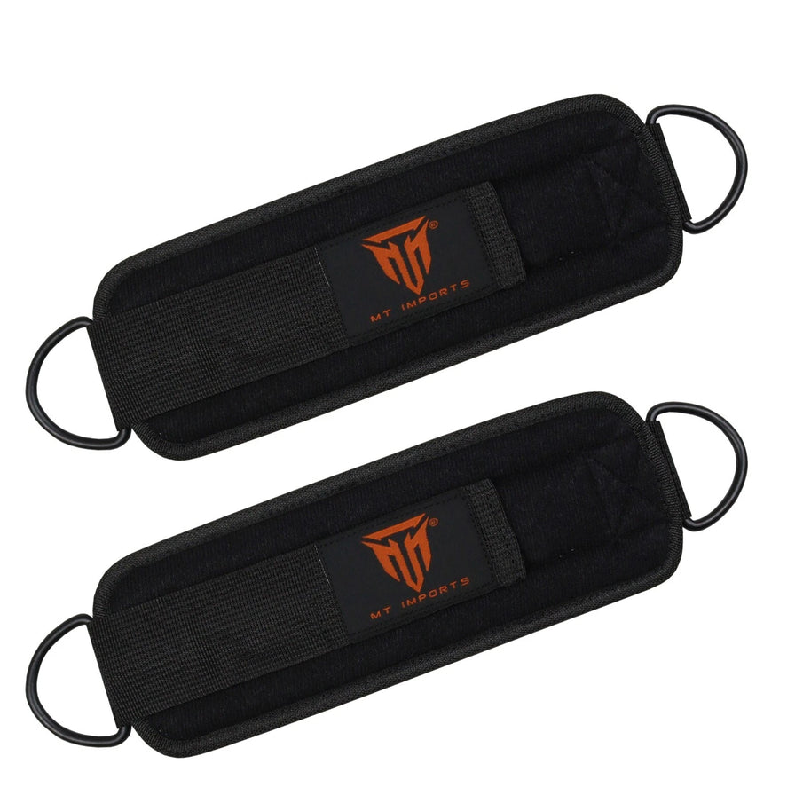 MT D Ring Ankle Strap for Cable Machines, Kickbacks, Glute Workouts - Gym Straps