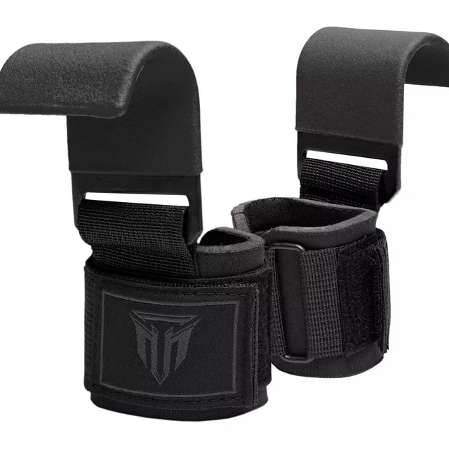 MT Power Lifting Hook Bar | Steel Wrist Hooks for Deadlifts, Pull-Ups & Heavy Weightlifting