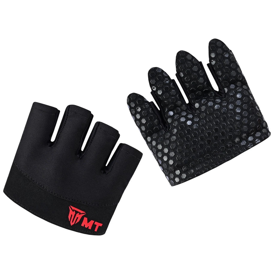 MT Half Finger Gym Gloves for Men & Women | Non-Slip Grip, Breathable Workout
